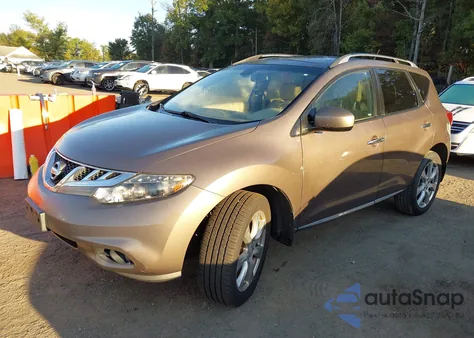 2014 Nissan Murano Le z USA, uszkodzony, nr VIN JN8AZ1MW5EW524378